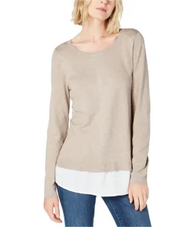 I-N-C Layered-Look Pullover Sweater - Women's TW5