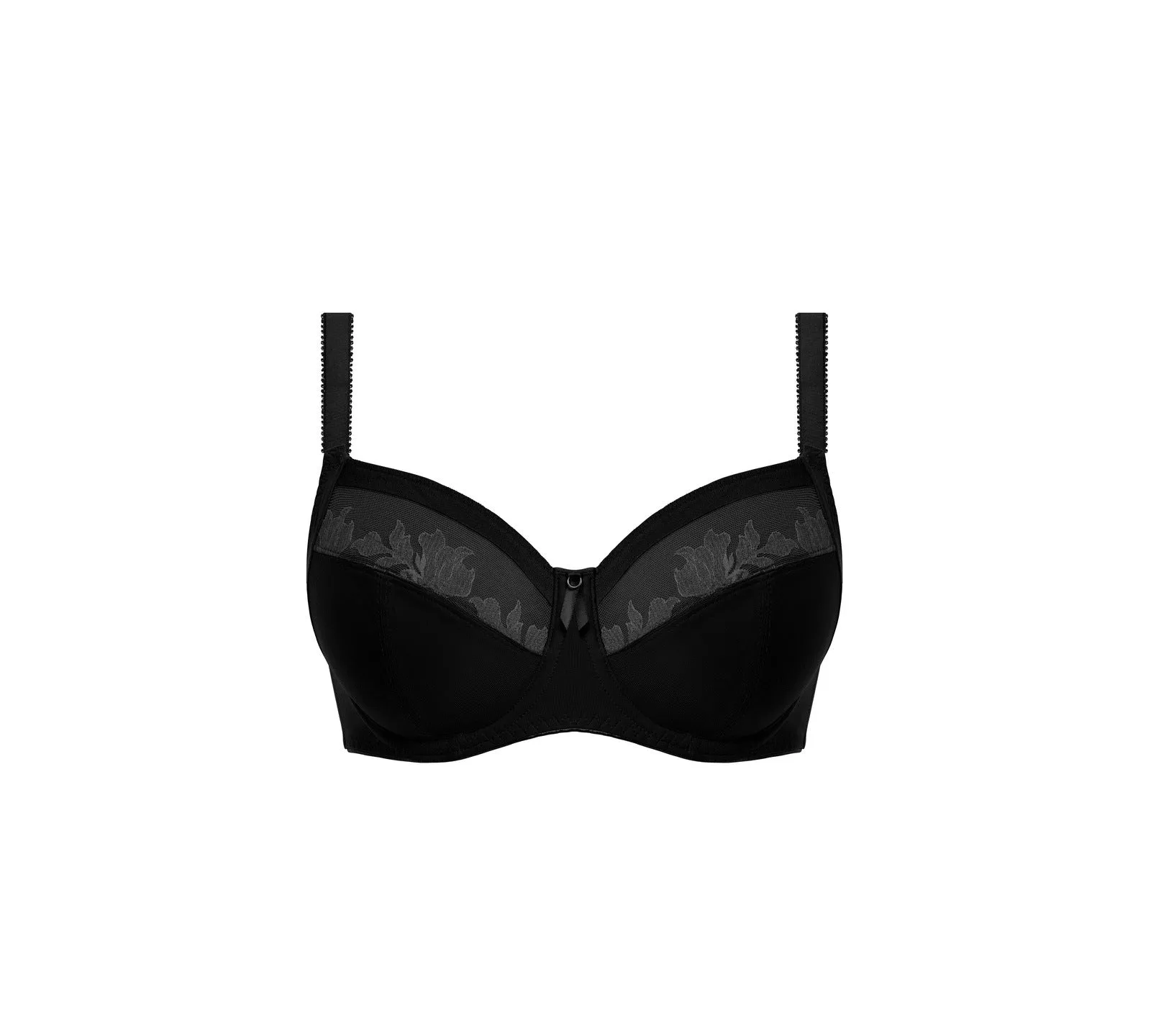 Illusion Black Underwire Side Support Bra