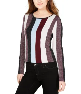 INC Women's Metallic Stripe Sweater