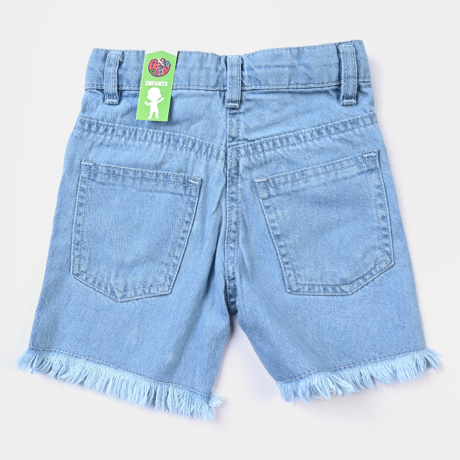 Infant Girls Denim Shorts Light Blue