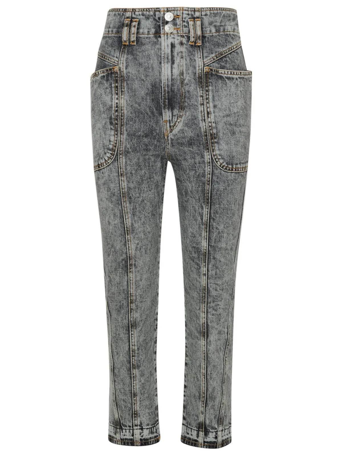 Fashionable Isabel Marant toile Tuscon Tapered-Leg Jeans