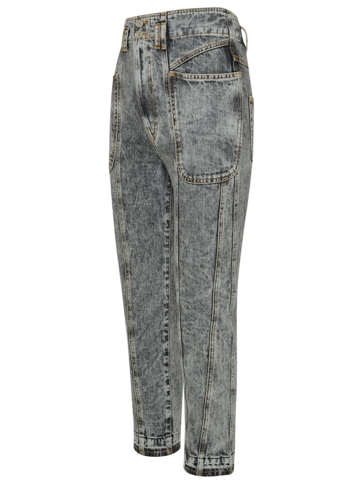 Fashionable Isabel Marant toile Tuscon Tapered-Leg Jeans