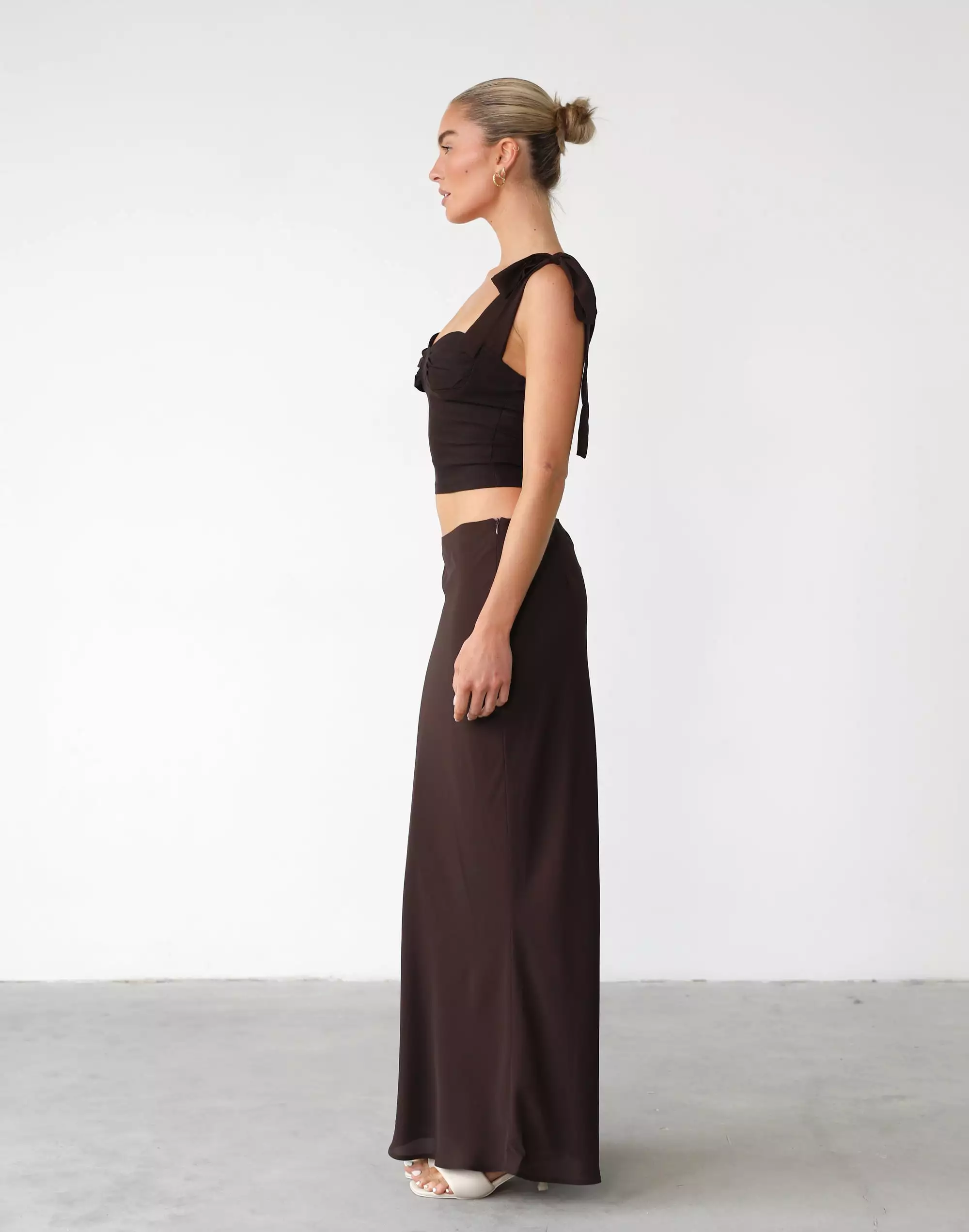 Isla Maxi Skirt - Chocolate | Price, Reviews, Size Guide - Online Shopping