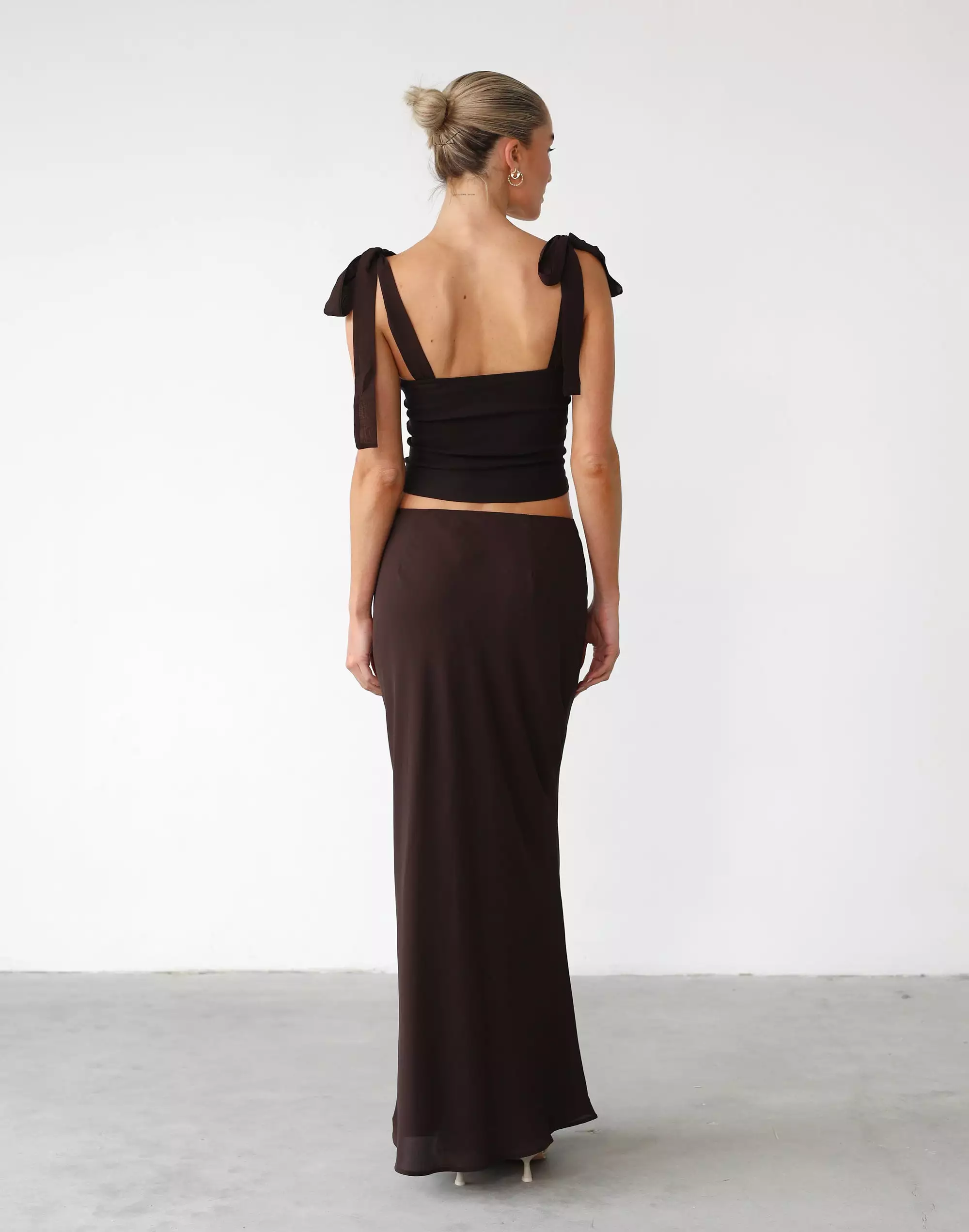 Isla Maxi Skirt - Chocolate | Price, Reviews, Size Guide - Online Shopping