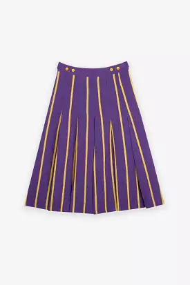 Izzy III High Waist Unisex Skirt - Purple/Yellow - Shop Now