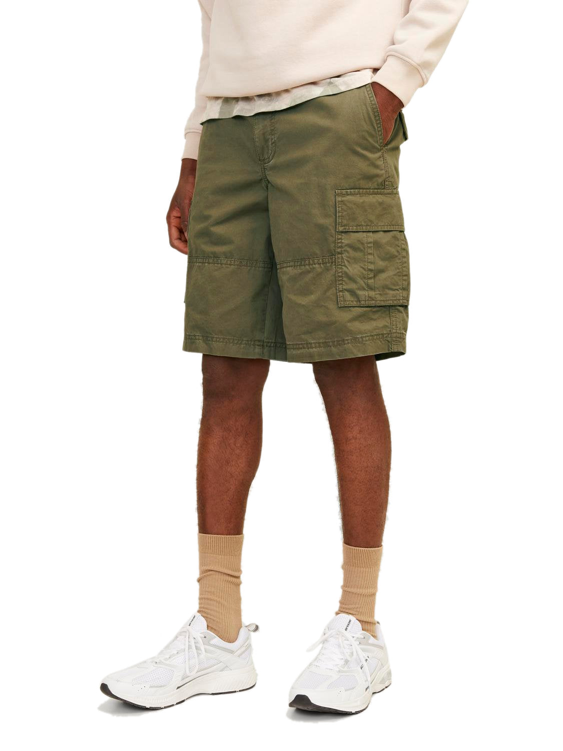 Jack & Jones Mens Cargo Shorts - Loose Fit