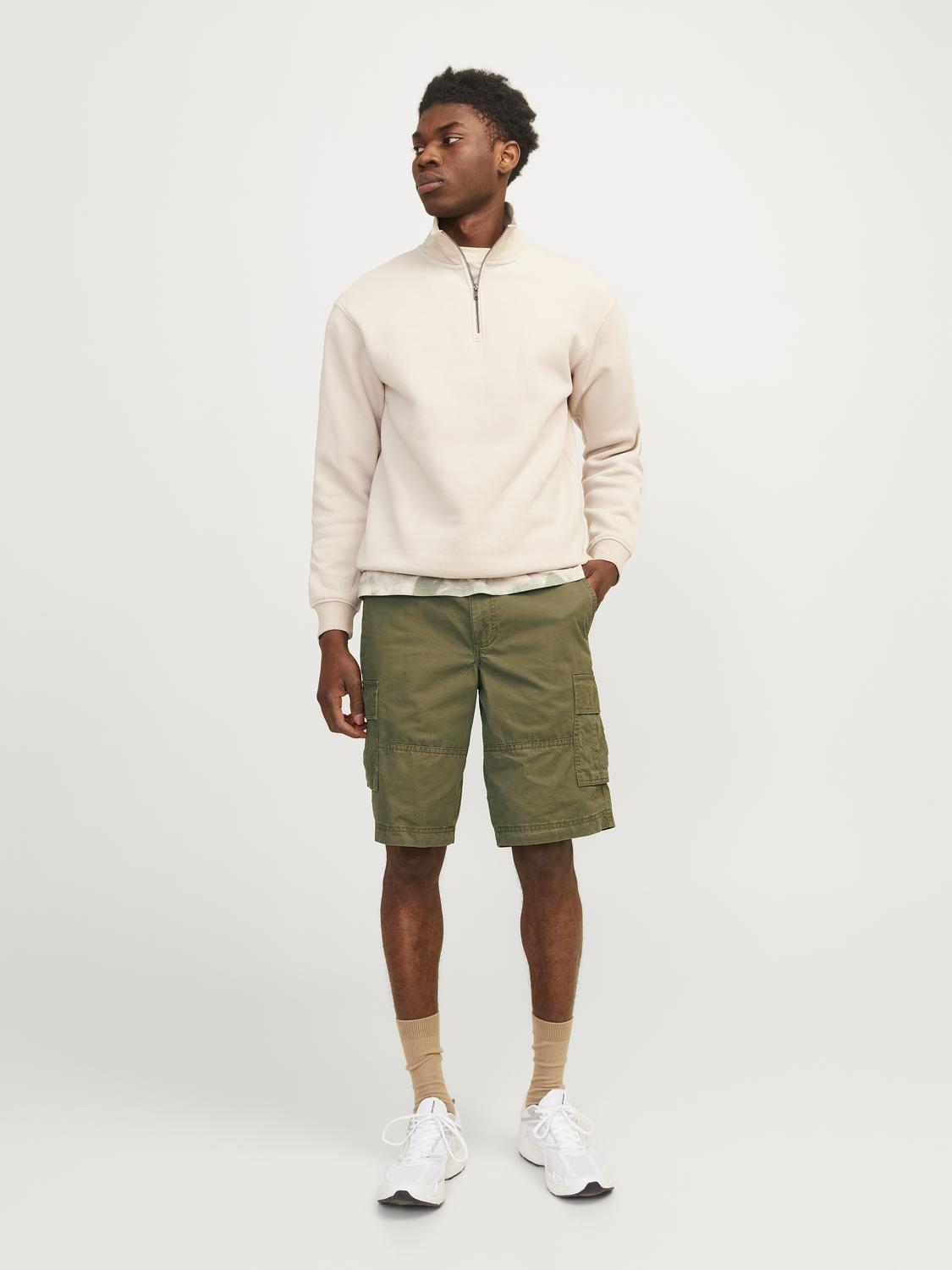 Jack & Jones Mens Cargo Shorts - Loose Fit