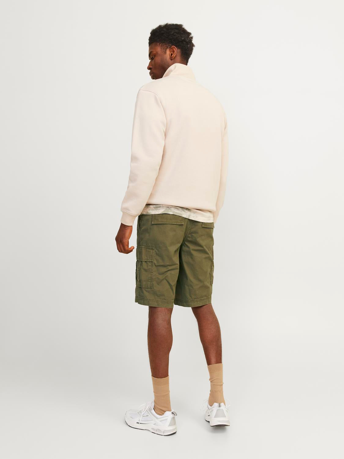 Jack & Jones Mens Cargo Shorts - Loose Fit