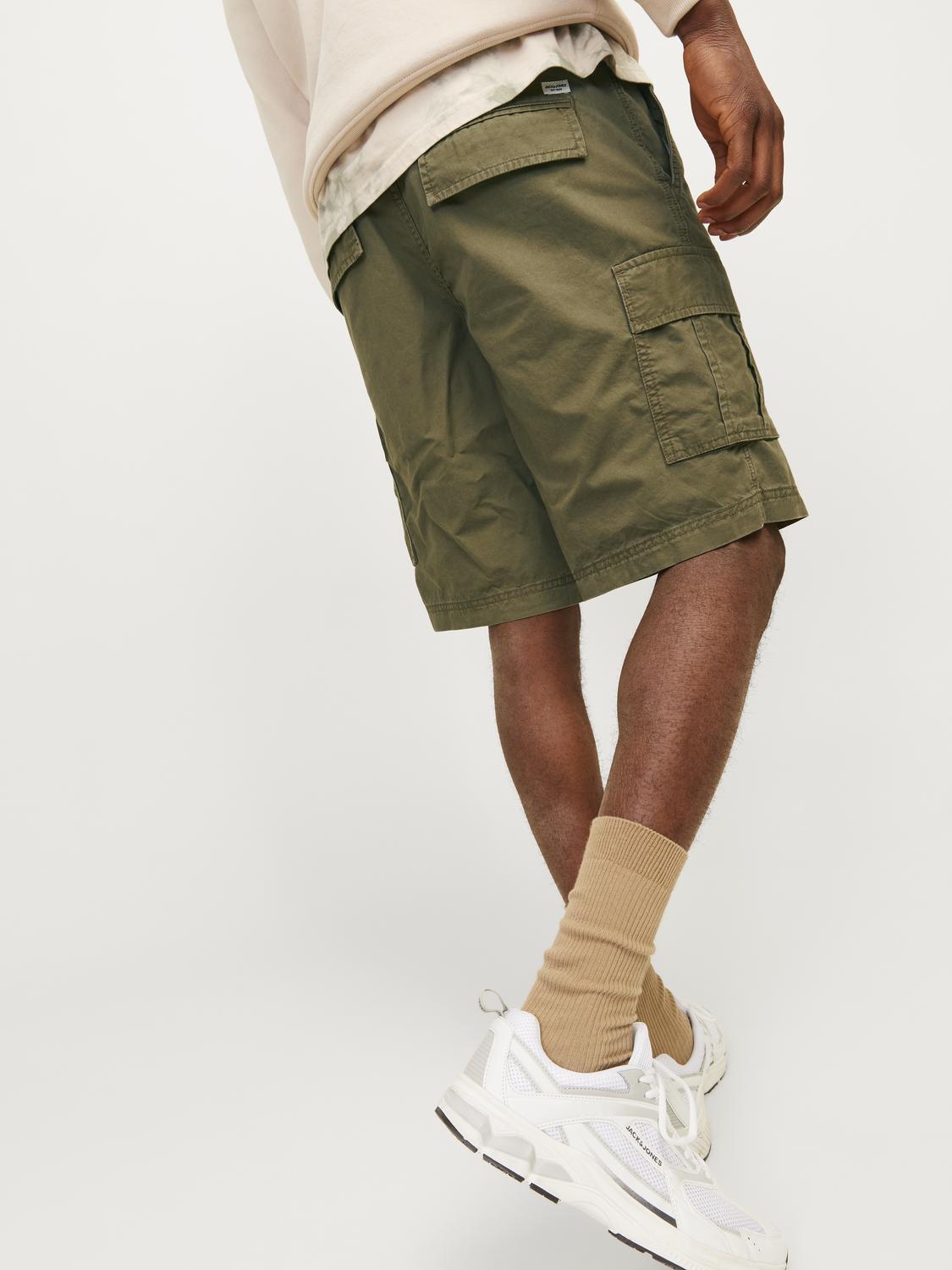 Jack & Jones Mens Cargo Shorts - Loose Fit