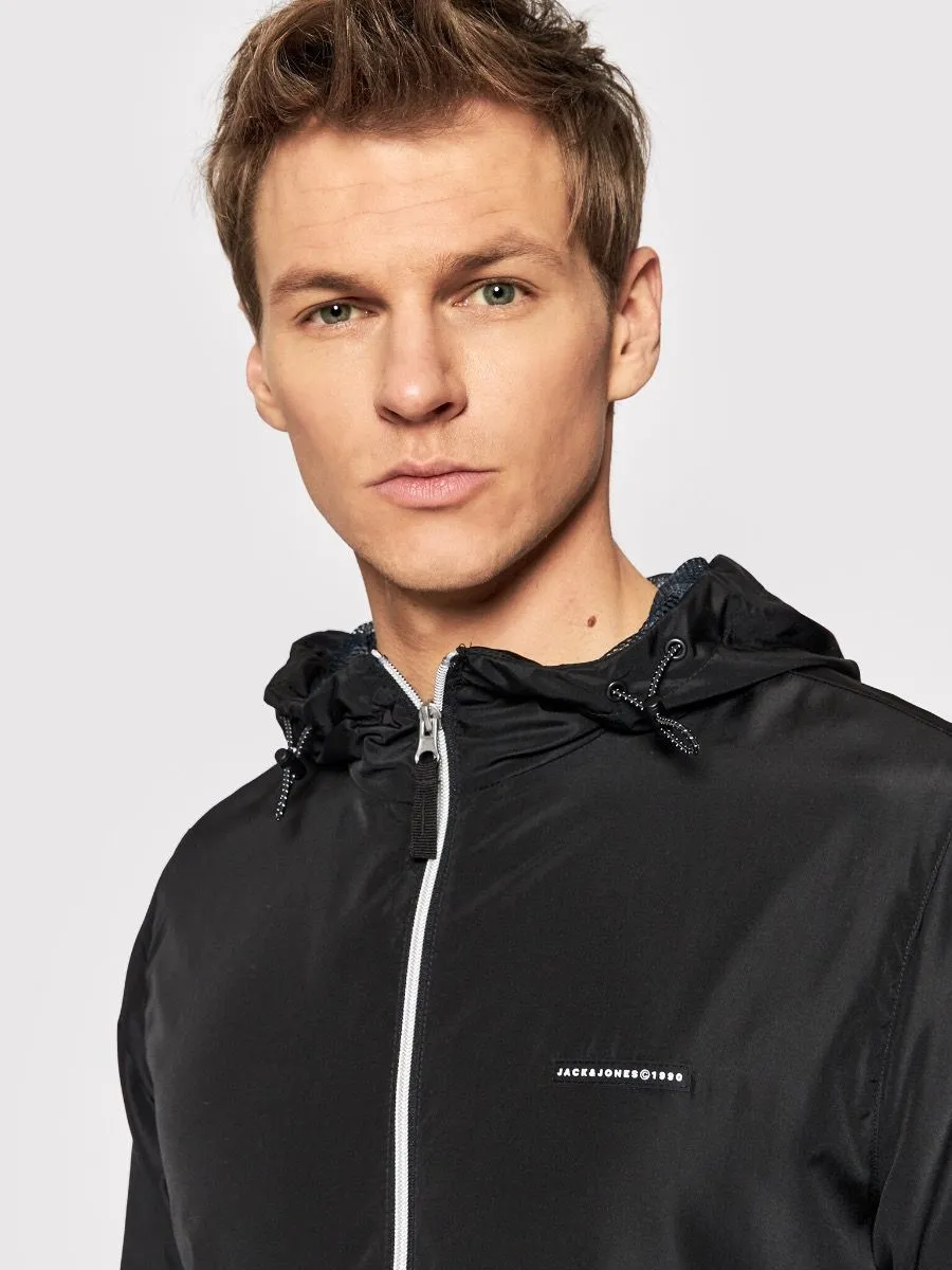 Jack and Jones Hooded Jungle Casual Jacket Black