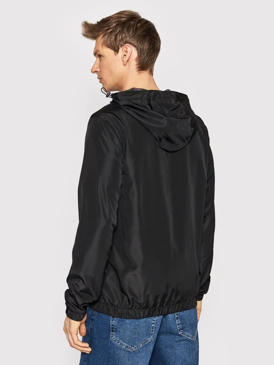 Jack and Jones Hooded Jungle Casual Jacket Black