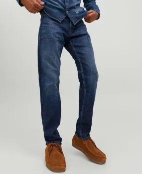 Jack and Jones Mike Original Comfort Tapered Fit Denim Jeans JOS 211 Blue