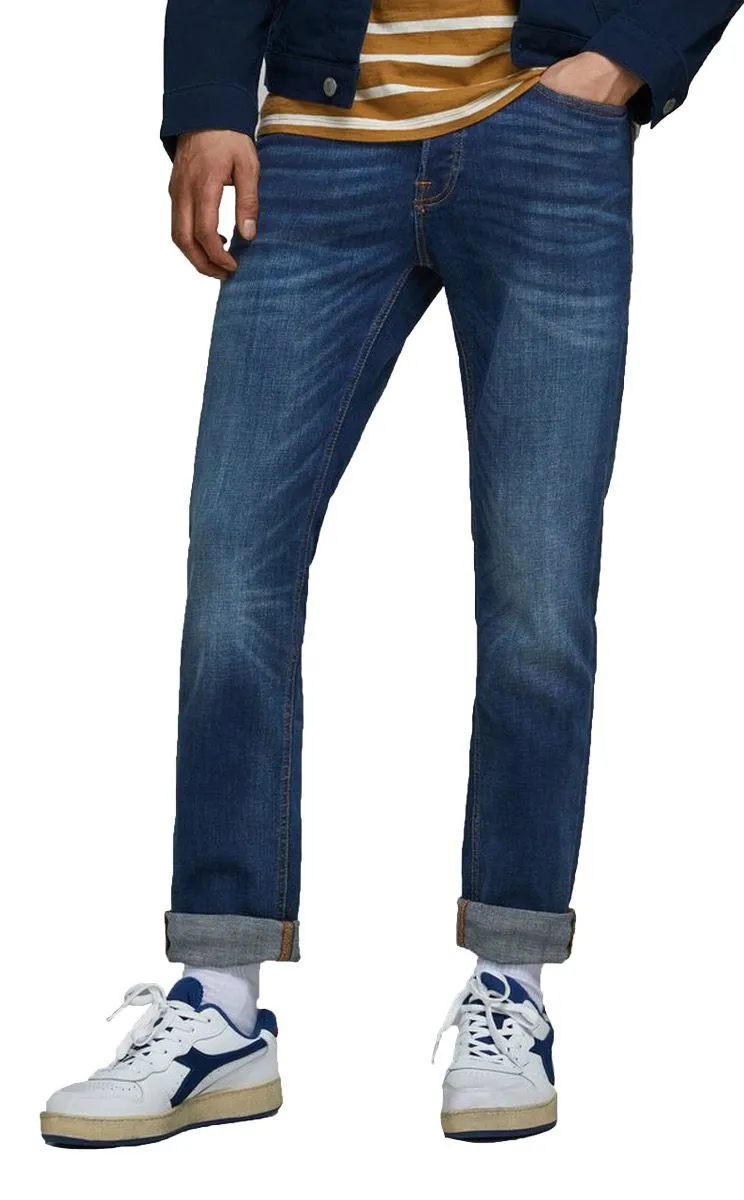 Jack & Jones Original Slim Blue Denim Jeans 782