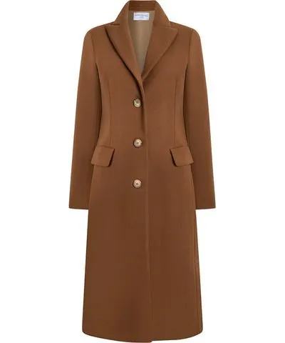 James Lakeland Women's Classic Brown Camel Coat