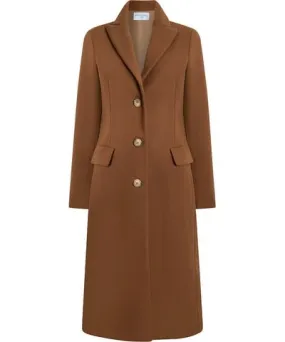 James Lakeland Women's Classic Brown Camel Coat