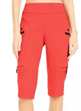 Jamie Sadock Red Devil Capri Pants - Skinnylicious Knee Length