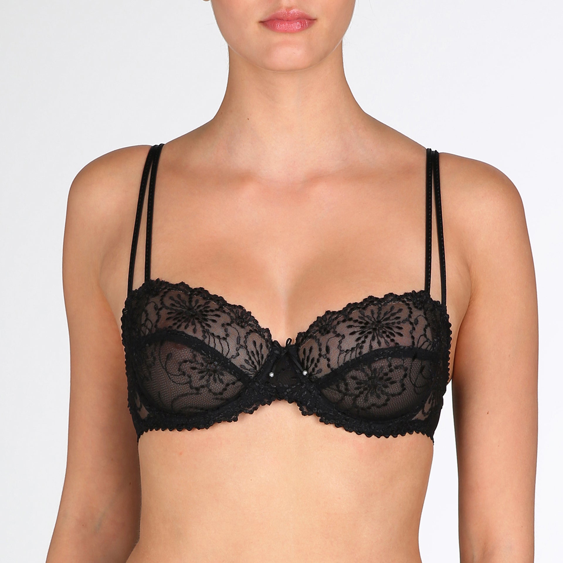 JANE Black Balcony Bra