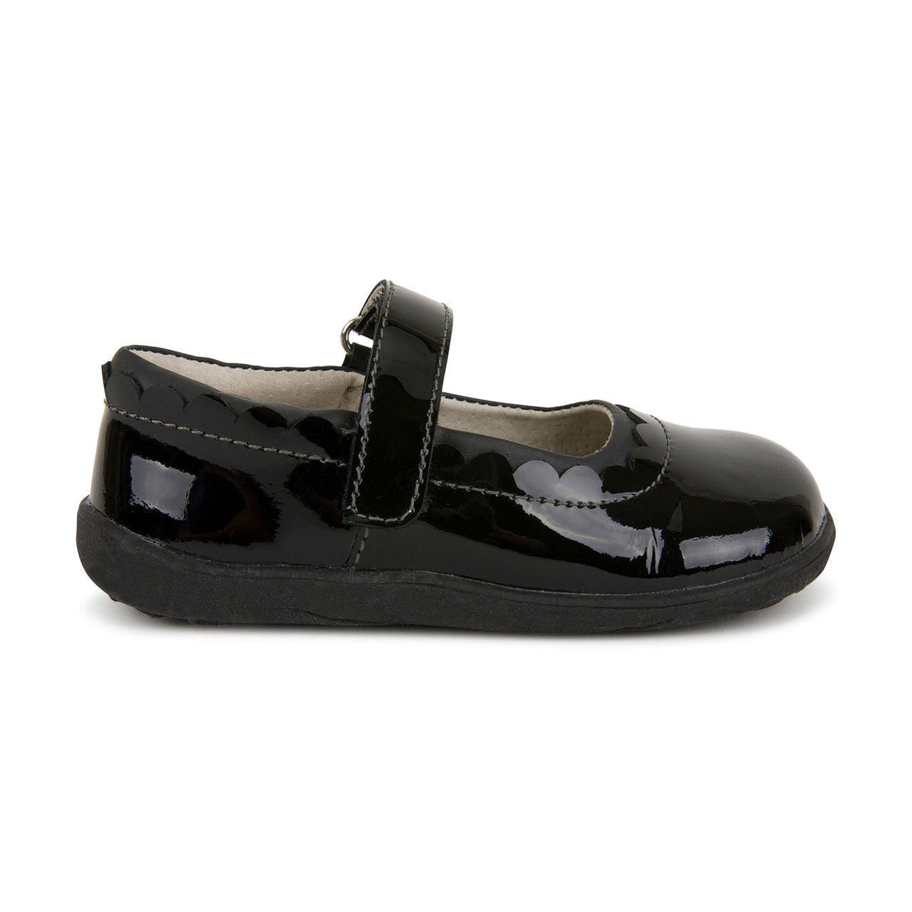 Jane II Kids Mary Jane Dress Shoe - Black Patent