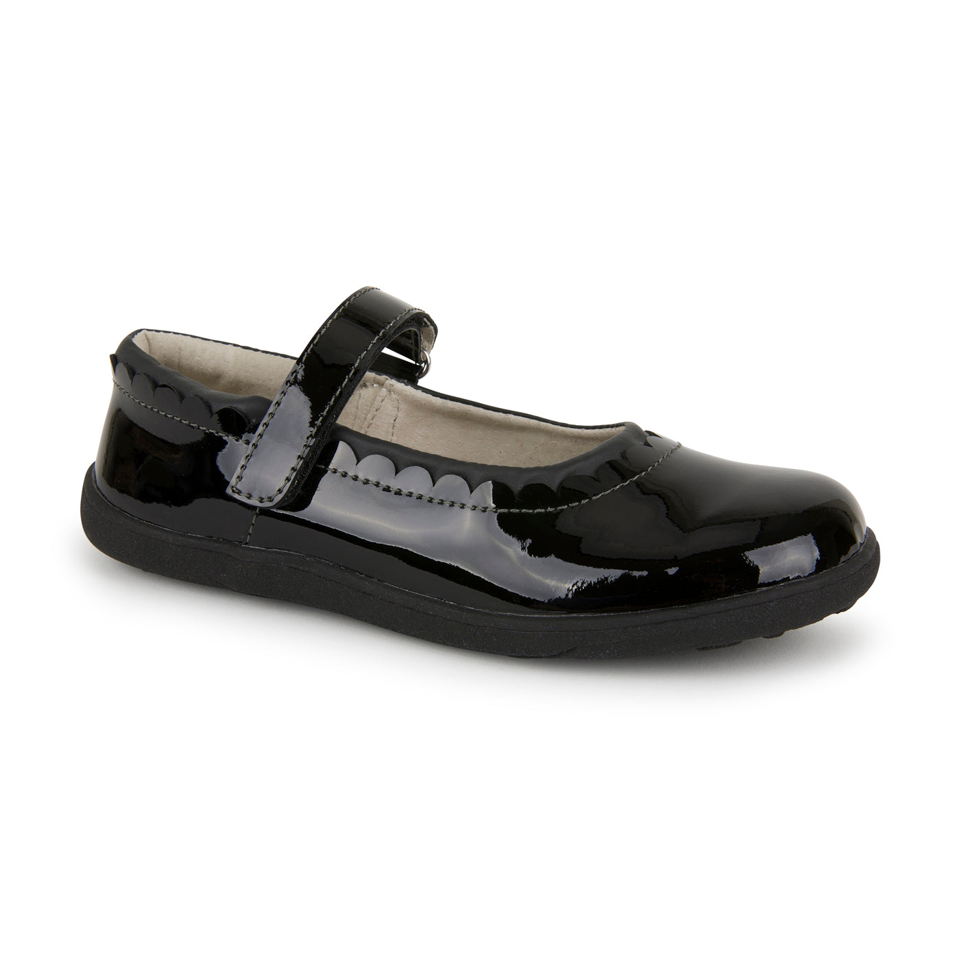 Jane II Kids Mary Jane Dress Shoe - Black Patent