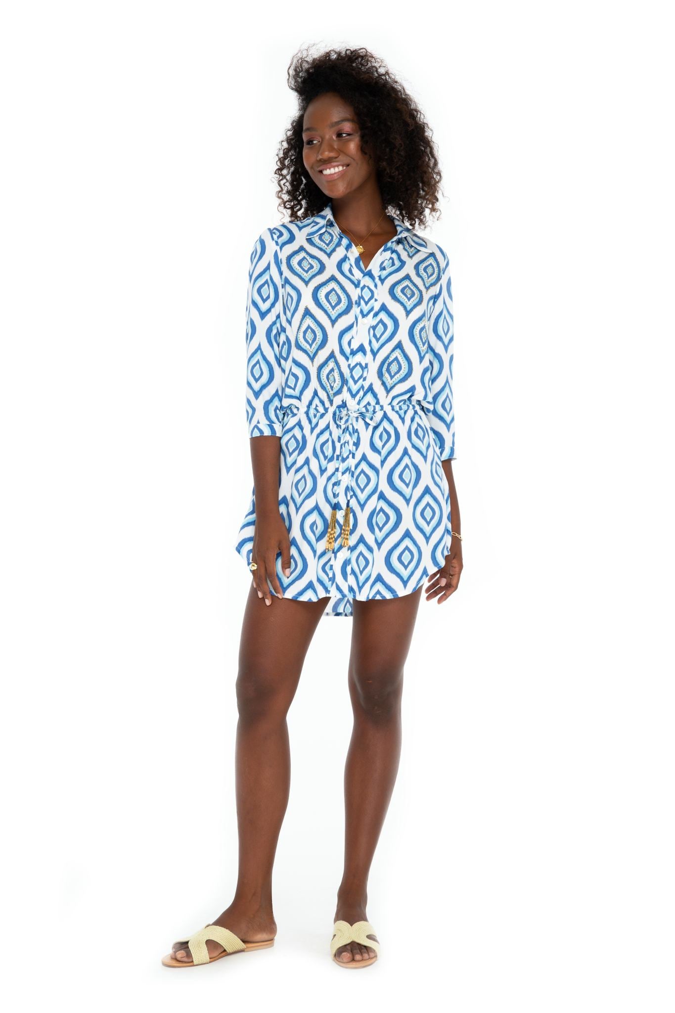 Java Shirt Mini Dress