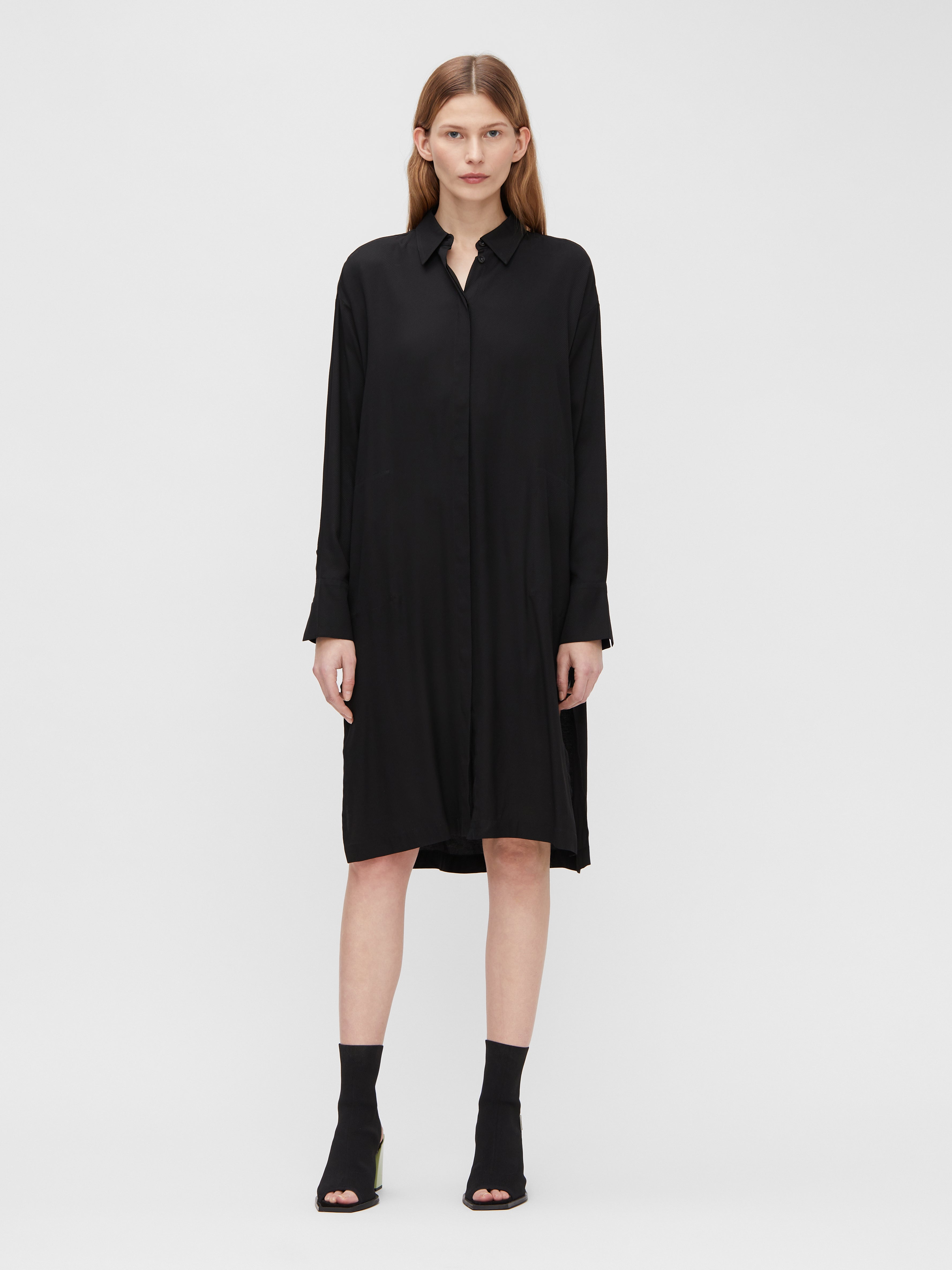 J.Lindeberg Midi Shirt Dress for Women - Black