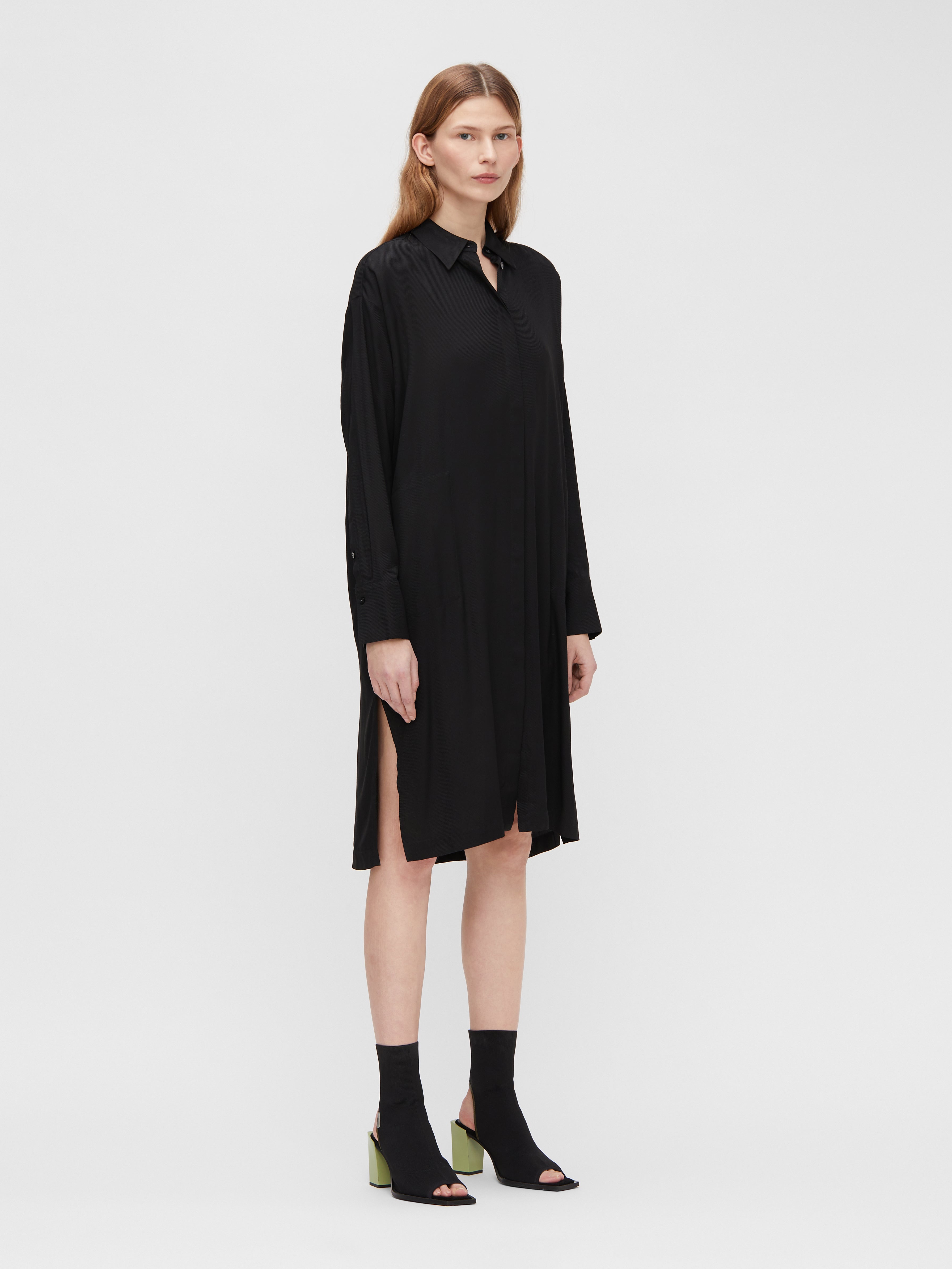 J.Lindeberg Midi Shirt Dress for Women - Black