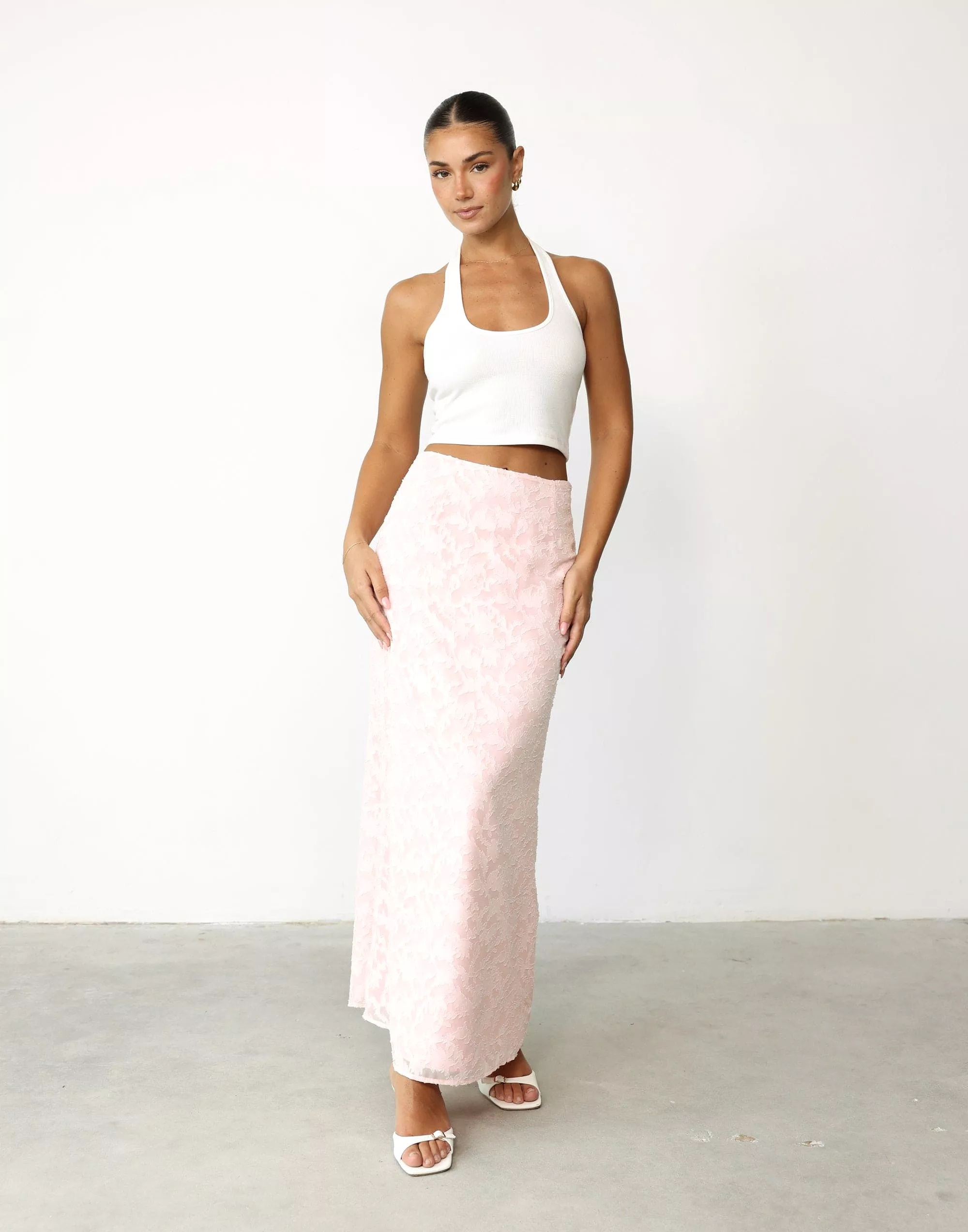 Juliet Maxi Skirt - Blush - Shop Now