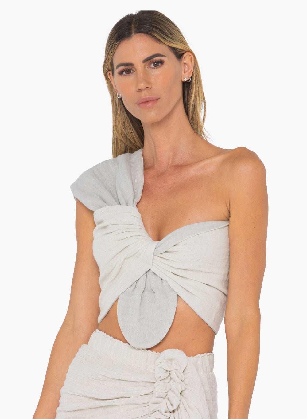 Just Bee Queen Sol Bandeau Grey Oatmeal