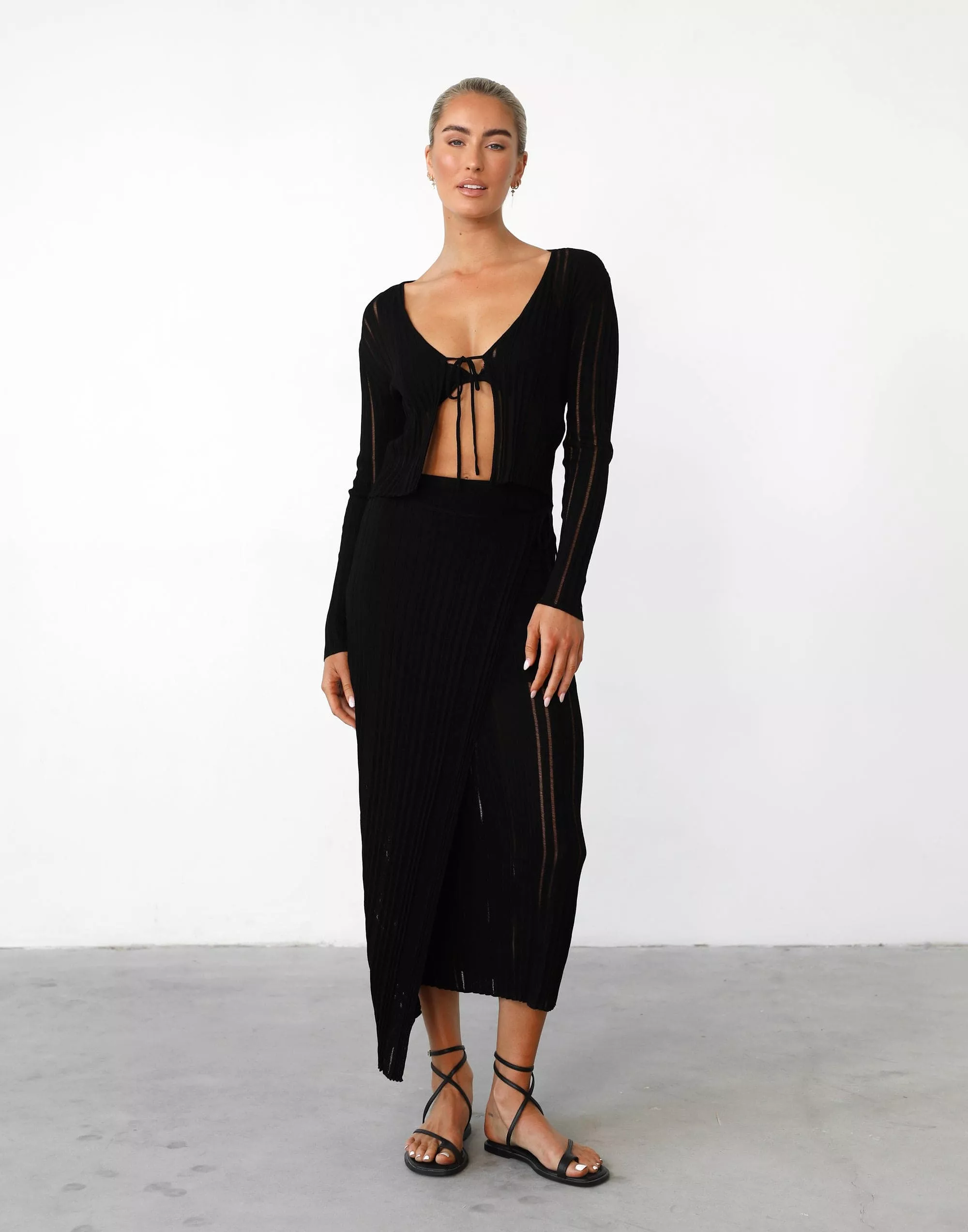 Krystelle Maxi Skirt - Black