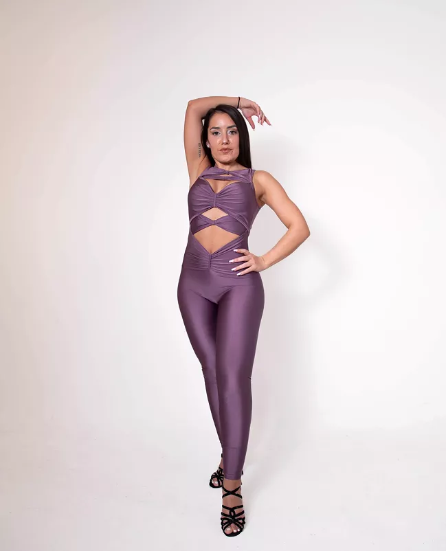 La Fitwear Lilac Jumpsuit - Buy Now