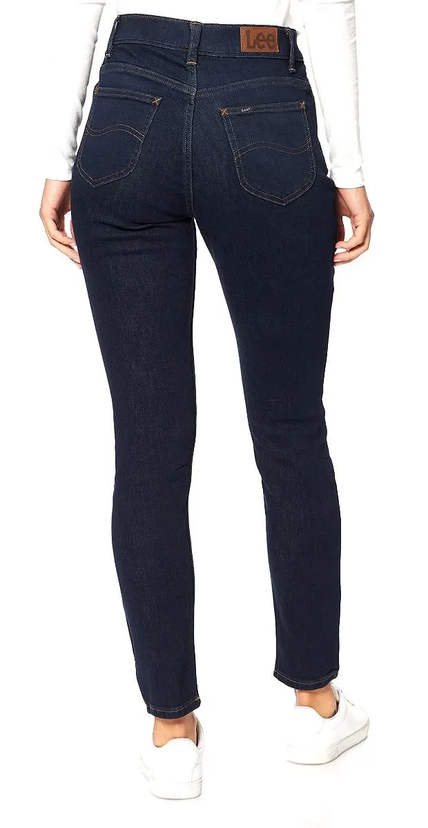 Darkest Night Ladies Extreme Motion Skinny Comfort Stretch Jeans by Lee