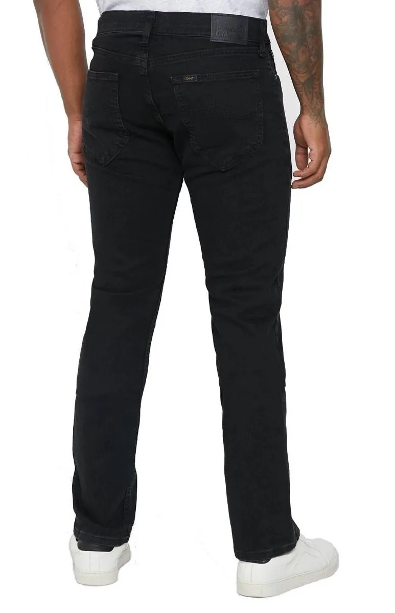 Black Overdye Legendary Slim Denim Stretch Jeans by Lee