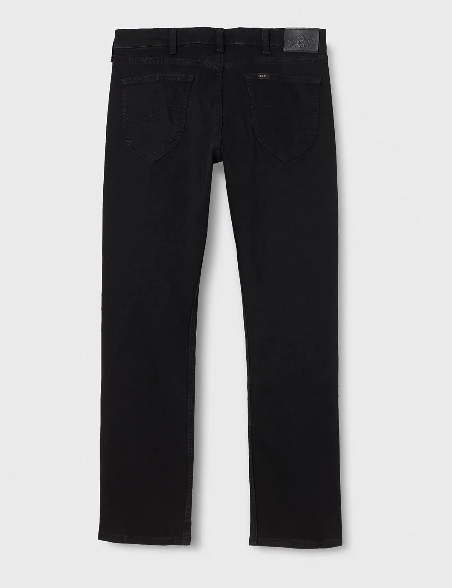 Black Overdye Legendary Slim Denim Stretch Jeans by Lee