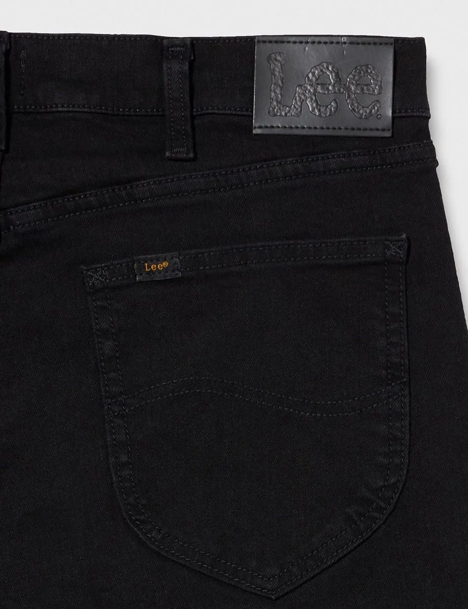 Black Overdye Legendary Slim Denim Stretch Jeans by Lee