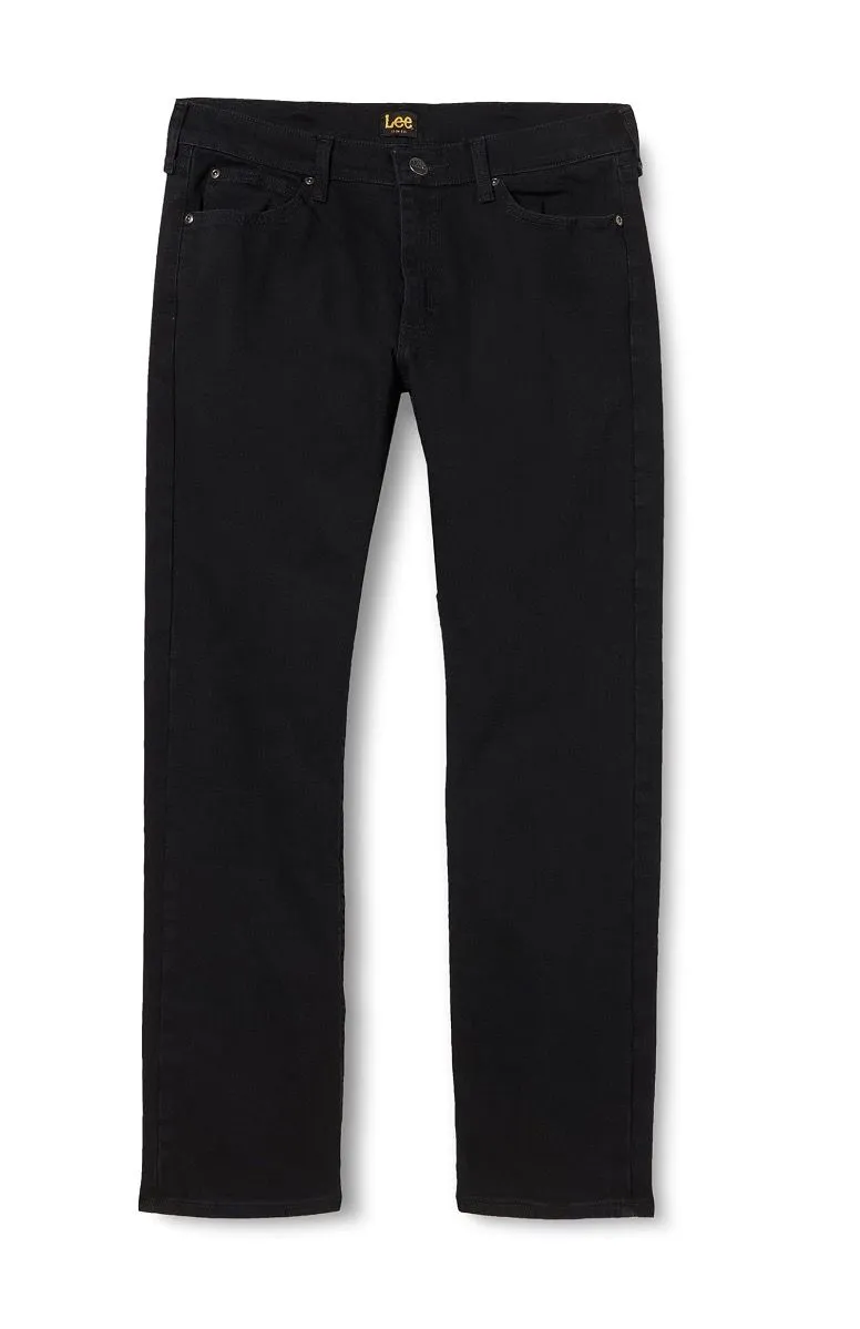 Black Overdye Legendary Slim Denim Stretch Jeans by Lee