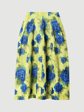 Lemonade Floral Midi Skirt