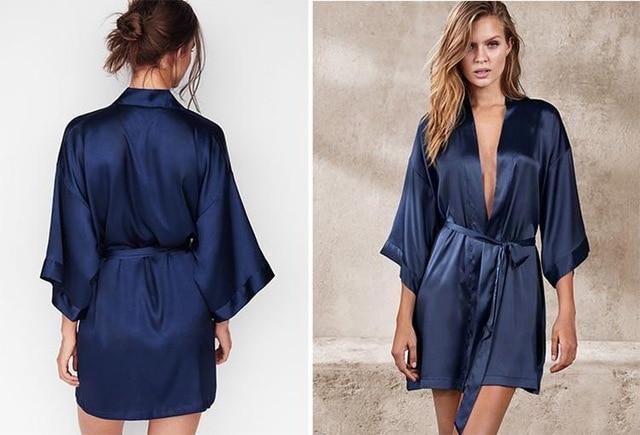 Lightweight Kimono-style Summer Robe Pajamas