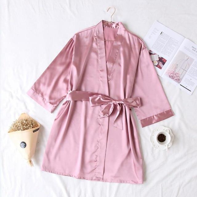 Lightweight Kimono-style Summer Robe Pajamas