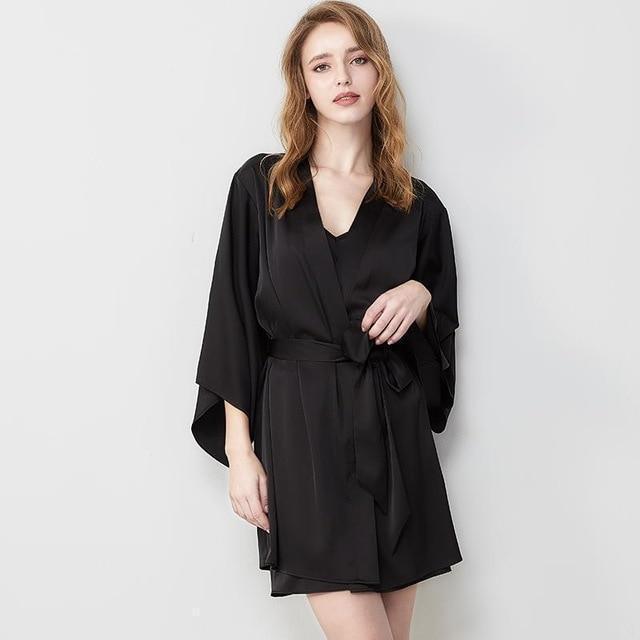 Lightweight Kimono-style Summer Robe Pajamas