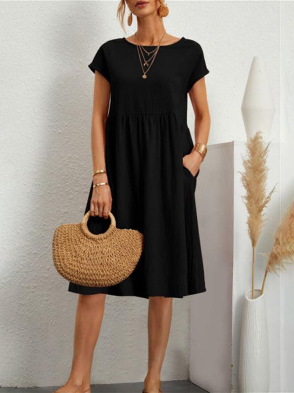 Lightweight Short Sleeved Summer Dress