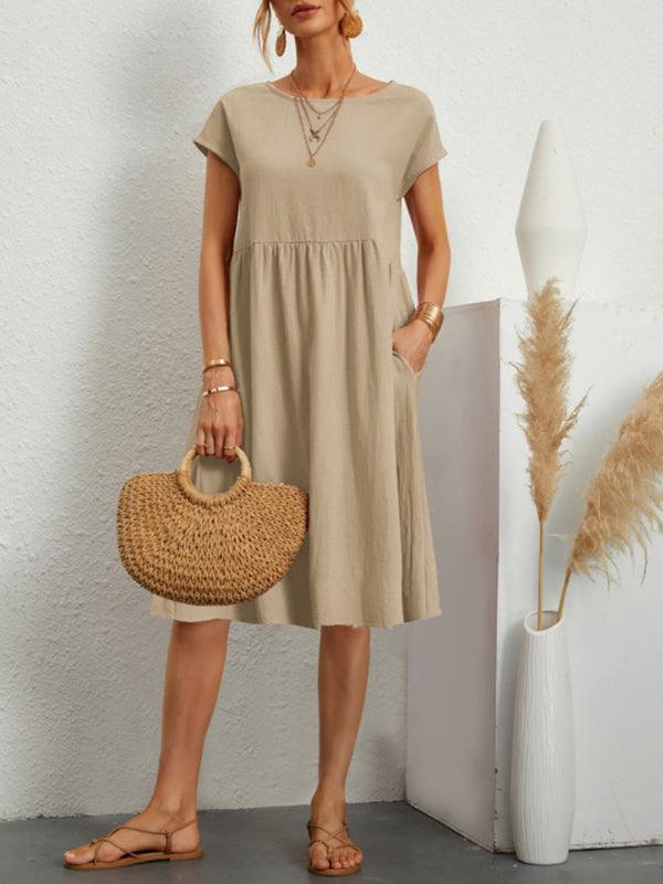 Lightweight Short Sleeved Summer Dress