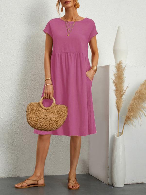 Lightweight Short Sleeved Summer Dress