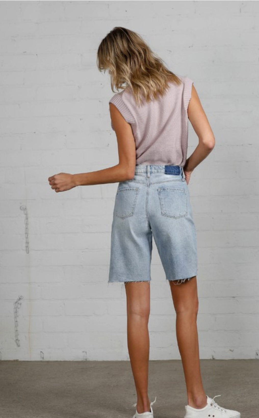 Lindsay Denim Bermuda Shorts - Buy Online now