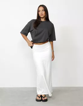 Lindsay White Maxi Skirt