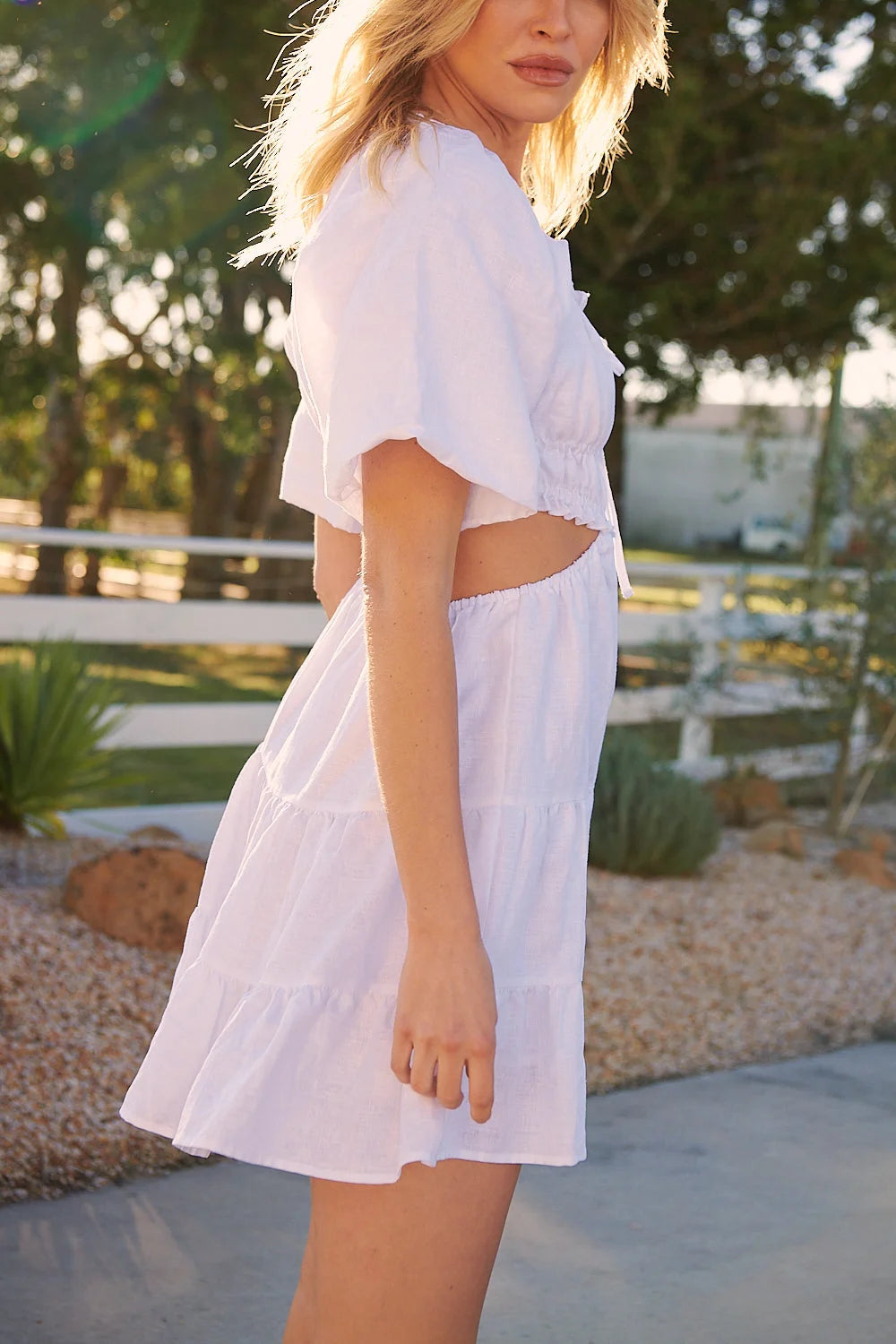 Linen Mini Dress for Summer - Wilder Collection