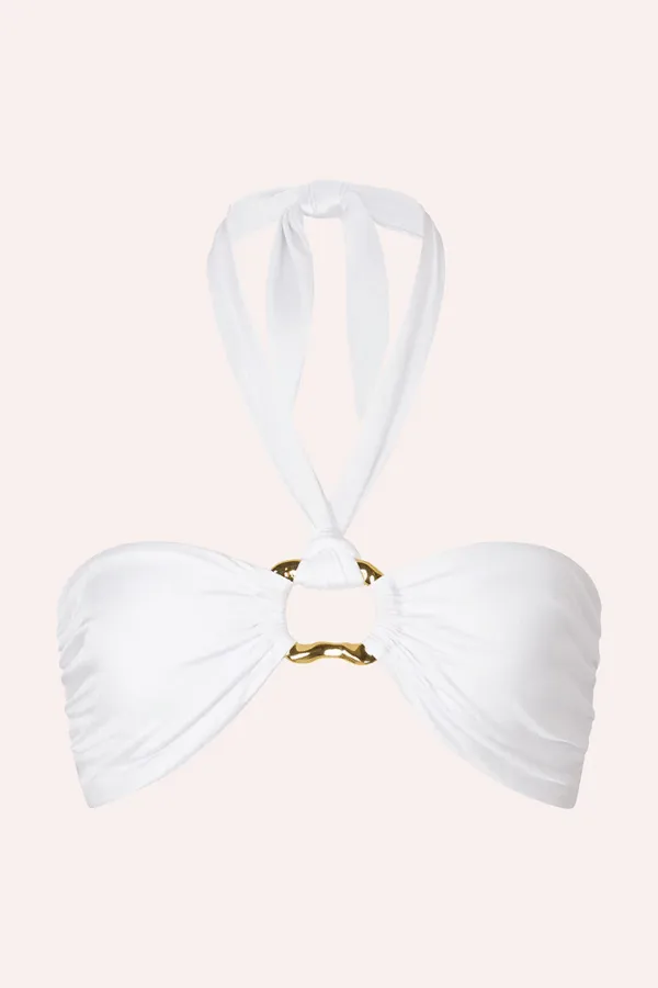 Pearl Locket Bandeau Top