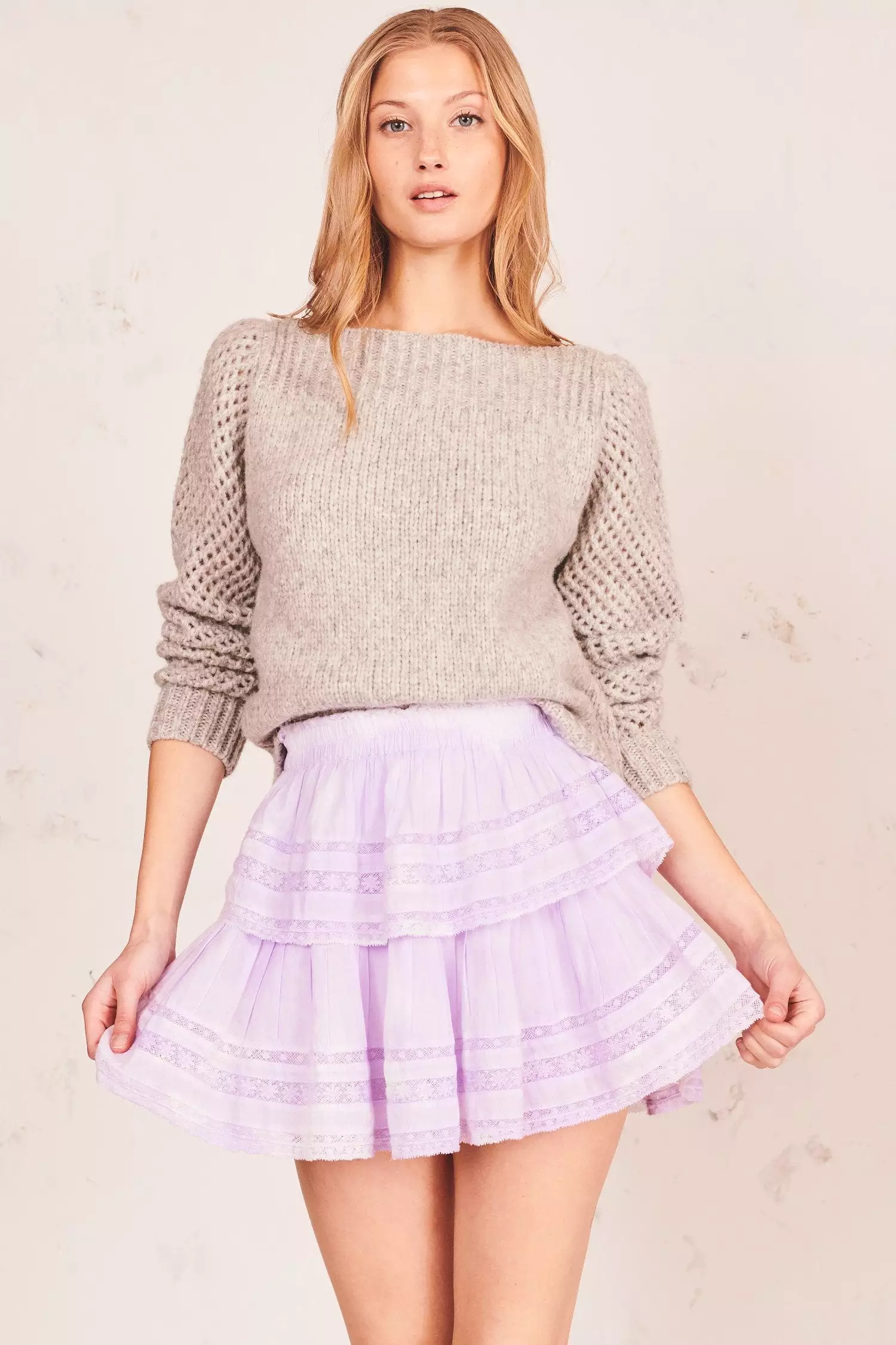 LoveShackFancy Ruffle Mini Skirt - Best Price & Fast Shipping