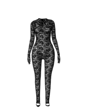 Full Lace Jumpsuit - Lydia