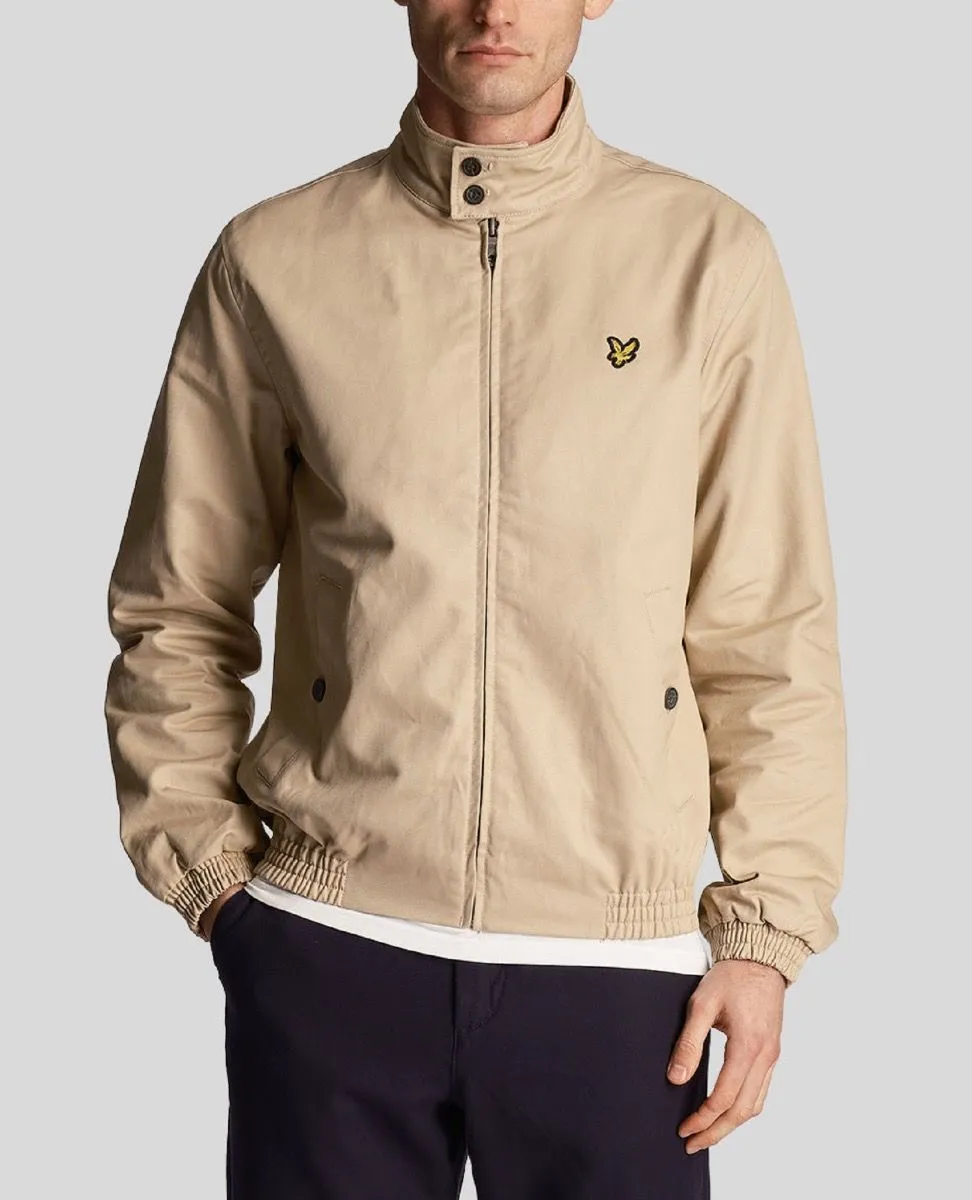 Lyle & Scott Harrington Casual Cotton Jacket in Stone Color