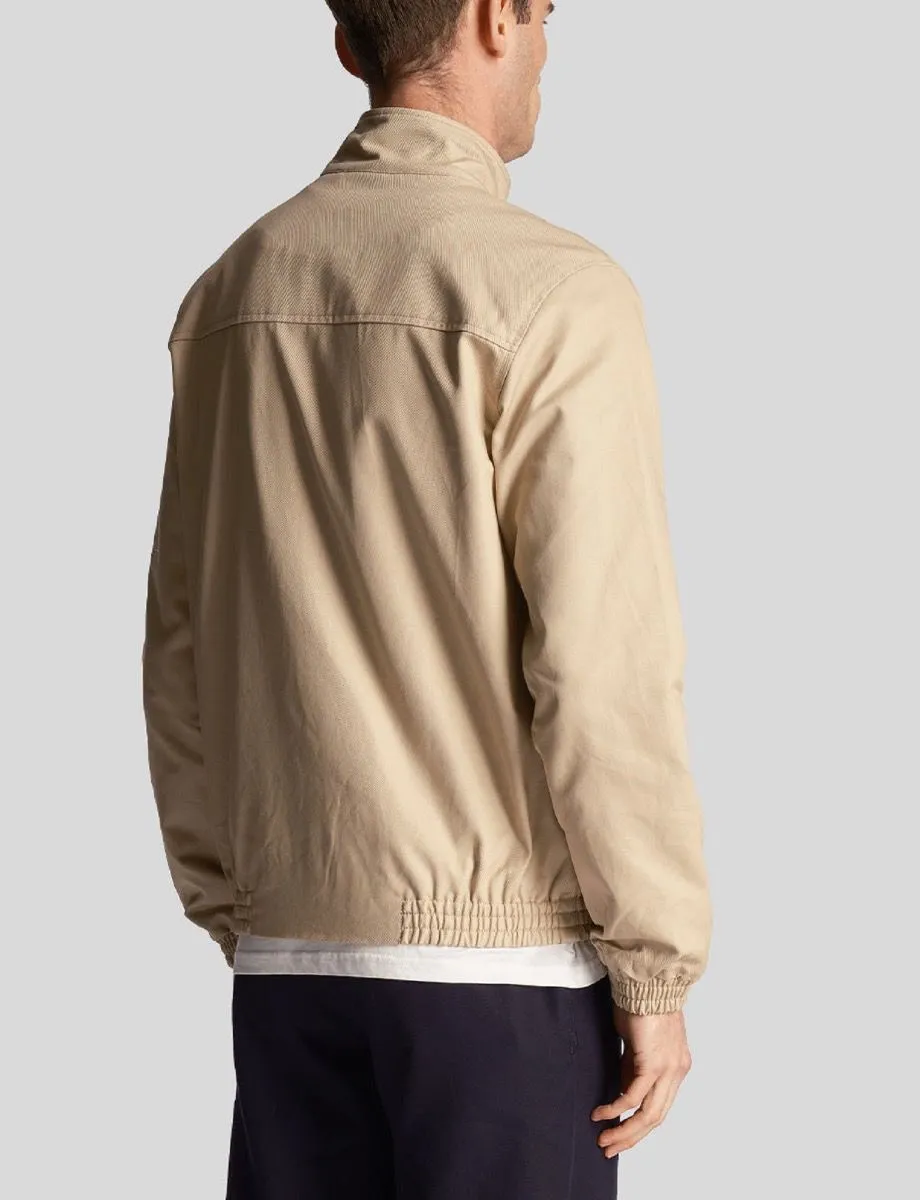 Lyle & Scott Harrington Casual Cotton Jacket in Stone Color